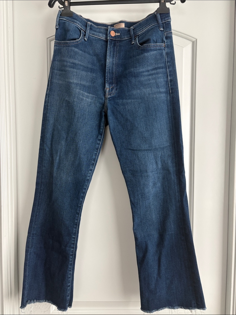 Women’s Mother The Hustler Ankle Fray Denim, Size 29